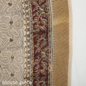 Original Pedana Kalamkari Block Print Silk Saree