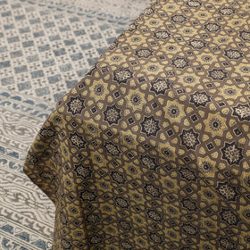  Ajrakh Patch Tukdi Kaam Cotton Double Bed Cover with Pillow Covers Online l iTokri.com