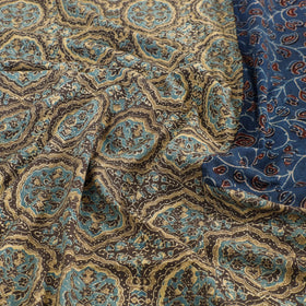 Buy Ajrakh Patch Tukdi Kaam Cotton Double Bed Cover with Pillow Covers Online l iTokri.com