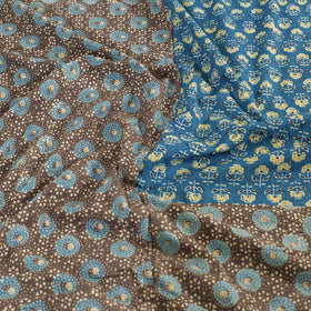 Buy Ajrakh Patch Tukdi Kaam Cotton Double Bed Cover with Pillow Covers Online l iTokri.com