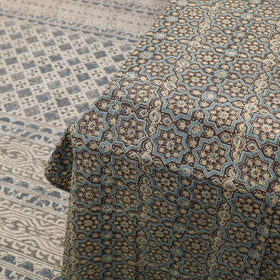 Buy Ajrakh Patch Tukdi Kaam Cotton Double Bed Cover with Pillow Covers Online l iTokri.com