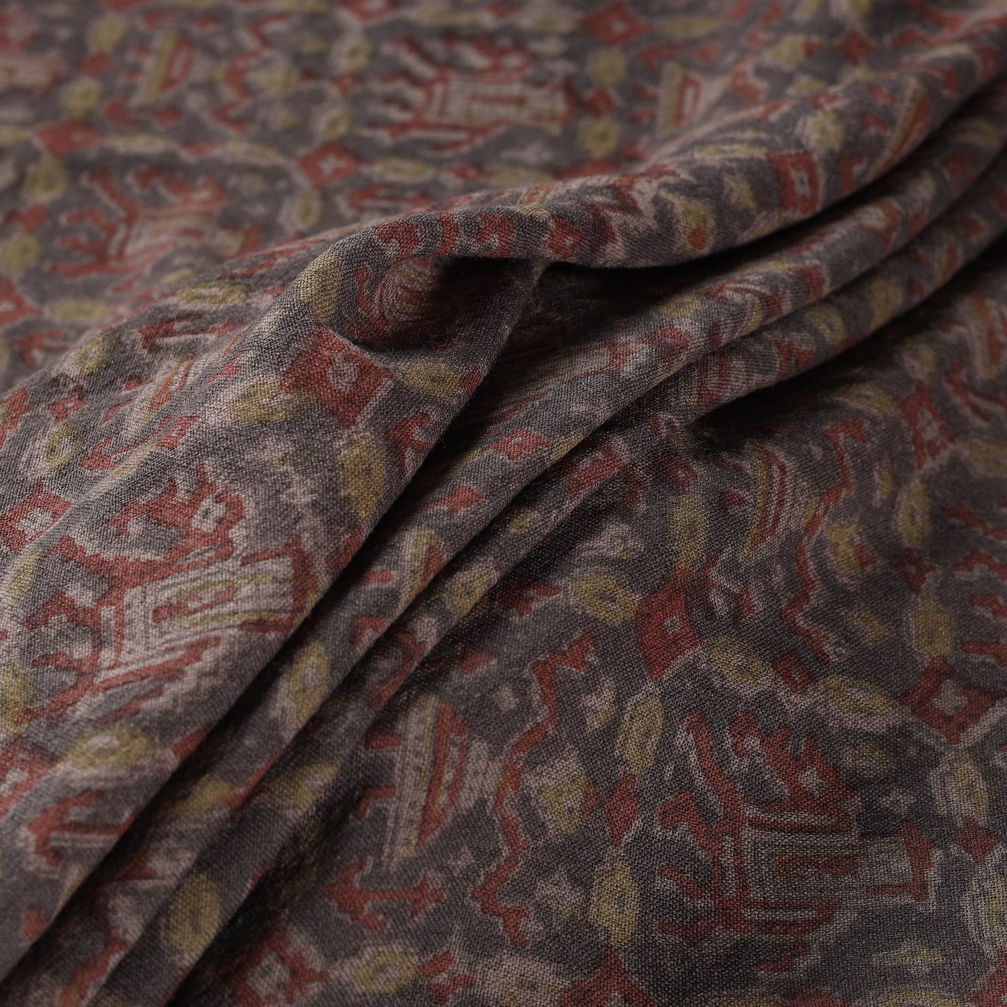 Pedana hand block print handwoven pure wool natural dyed