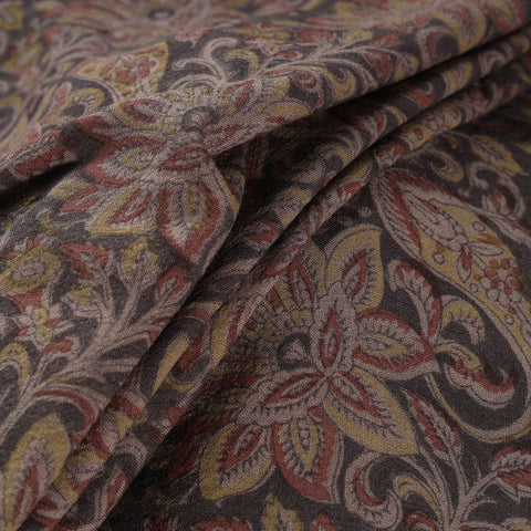 Pedana hand block print handwoven pure wool natural dyed