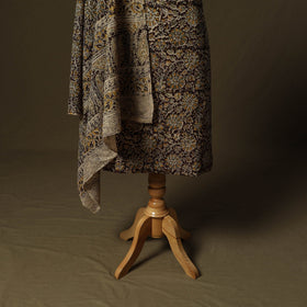 Pedana hand block print natural dyed cotton kalamkari 2pc