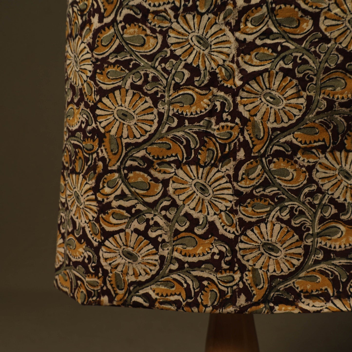 Pedana hand block print natural dyed cotton kalamkari 2pc