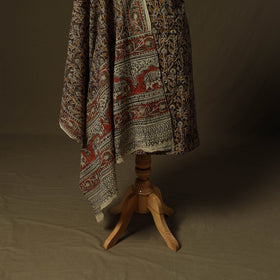 Pedana hand block print natural dyed cotton kalamkari 2pc