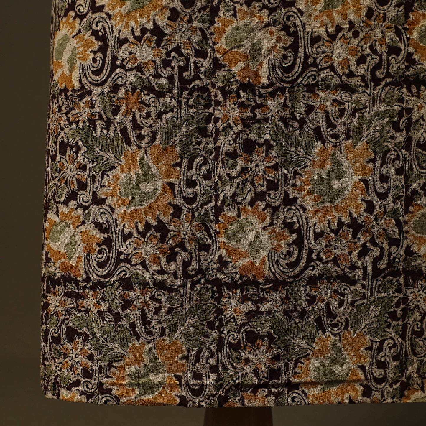 Pedana hand block print natural dyed cotton kalamkari 2pc