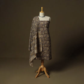 Pedana hand block print natural dyed cotton kalamkari 2pc