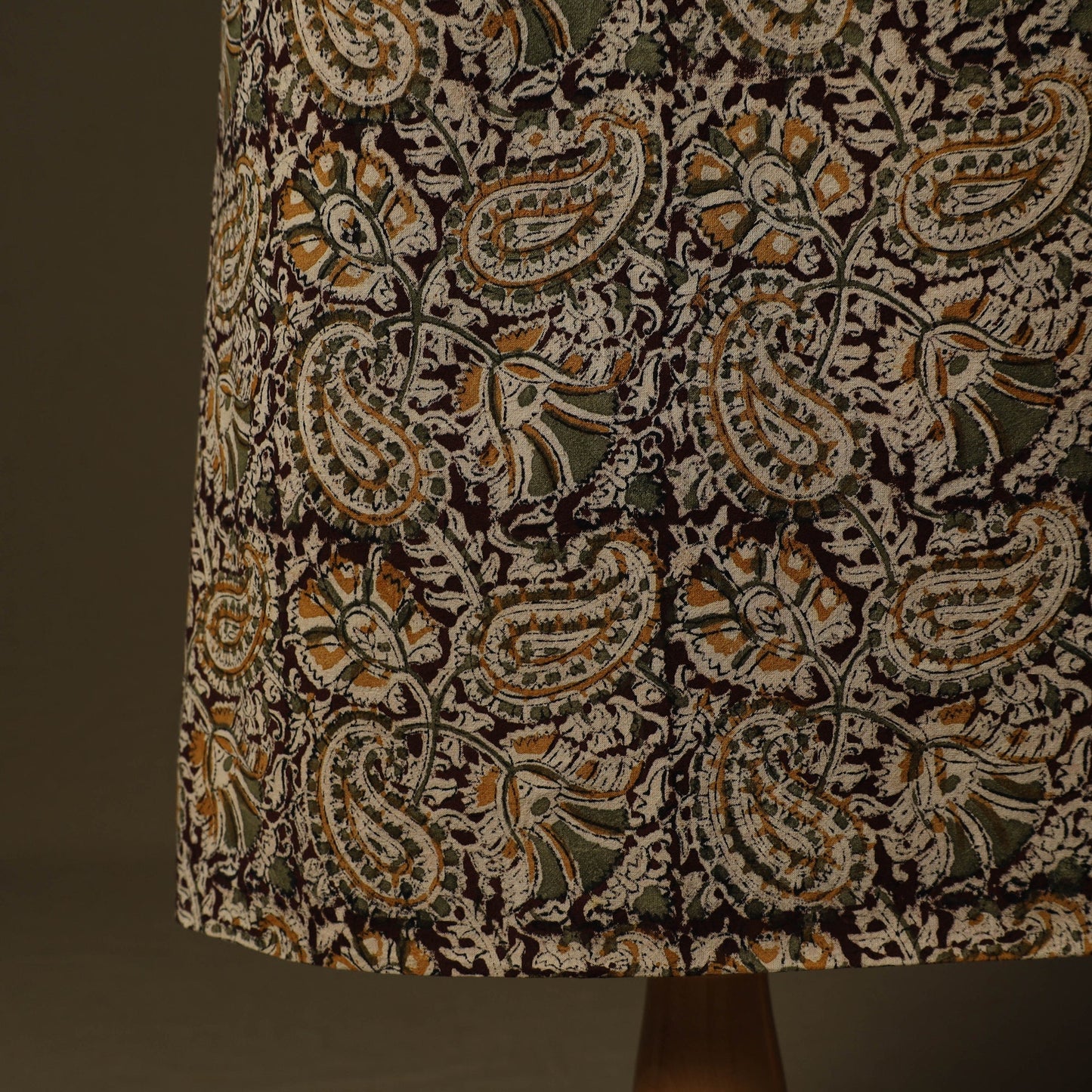 Pedana hand block print natural dyed cotton kalamkari 2pc