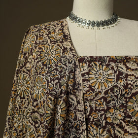 Pedana hand block print natural dyed cotton kalamkari 2pc