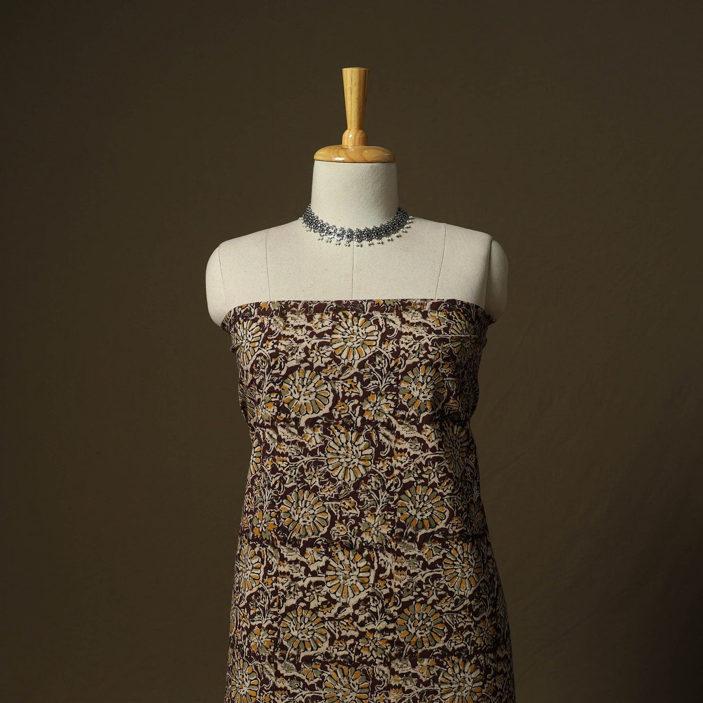 Pedana hand block print natural dyed cotton kalamkari 2pc