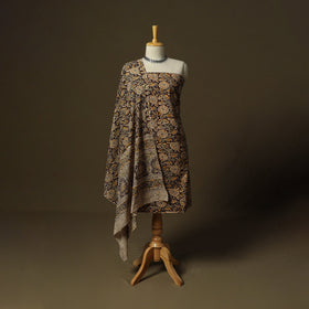Pedana hand block print natural dyed cotton kalamkari 2pc