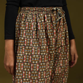Pedana hand natural dyed cotton kalamkari afghani salwar 16