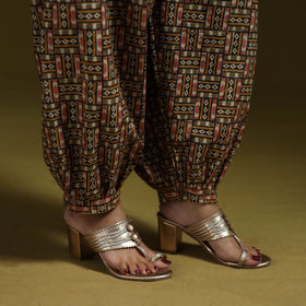 Pedana hand natural dyed cotton kalamkari afghani salwar 16
