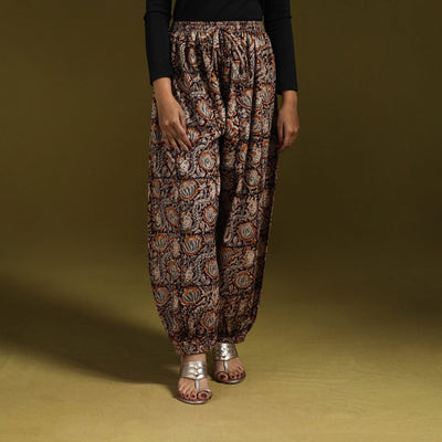 Pedana hand natural dyed cotton kalamkari afghani salwar 13