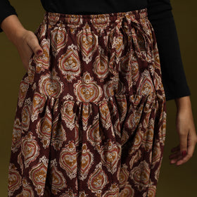 Pedana hand natural dyed cotton kalamkari salwar 01