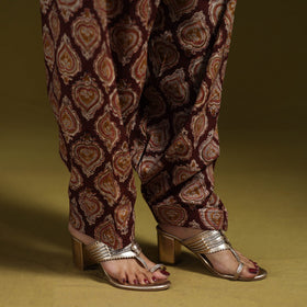 Pedana hand natural dyed cotton kalamkari salwar 01