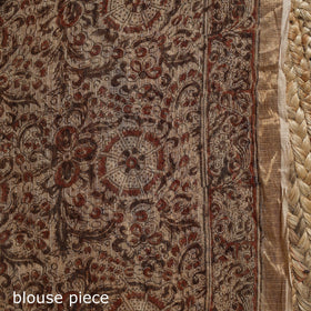 Pedana hand natural dyed kota doria cotton kalamkari saree