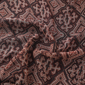 Pedana hand block print natural dyed kota doria cotton