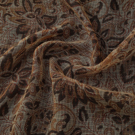 Pedana hand block print natural dyed kota doria cotton