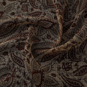 Pedana hand block print natural dyed kota doria cotton