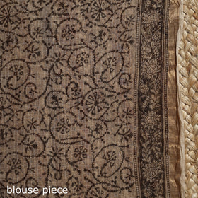 Pedana hand block print natural dyed kota doria cotton