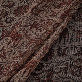 Pedana hand block print natural dyed kota doria cotton