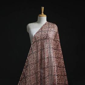 Pedana hand block print natural dyed kota doria cotton