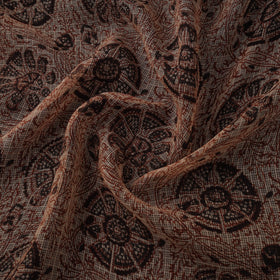 Pedana hand block print natural dyed kota doria cotton