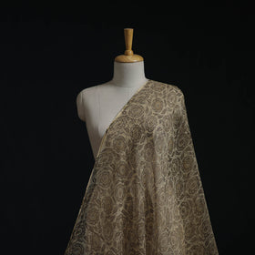 Pedana hand block print natural dyed kota doria cotton