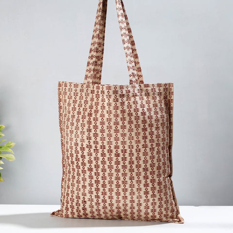  Pedana Kalamkari Block Printed Cotton Shopping Bag 