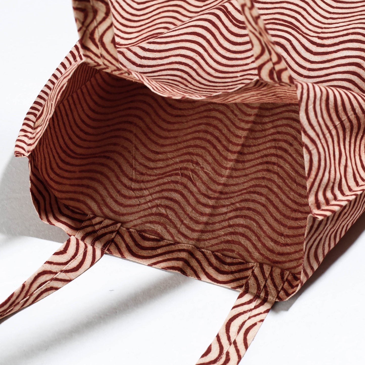  Pedana Kalamkari Block Printed Cotton Shopping Bag 