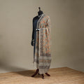 Brown - pedana natural dyed cotton kalamkari dupatta 26