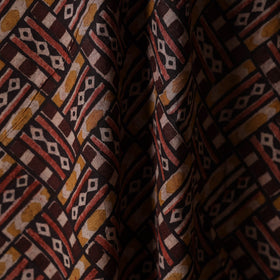 Pedana natural dyed cotton kalamkari fabric 02 - handcrafted