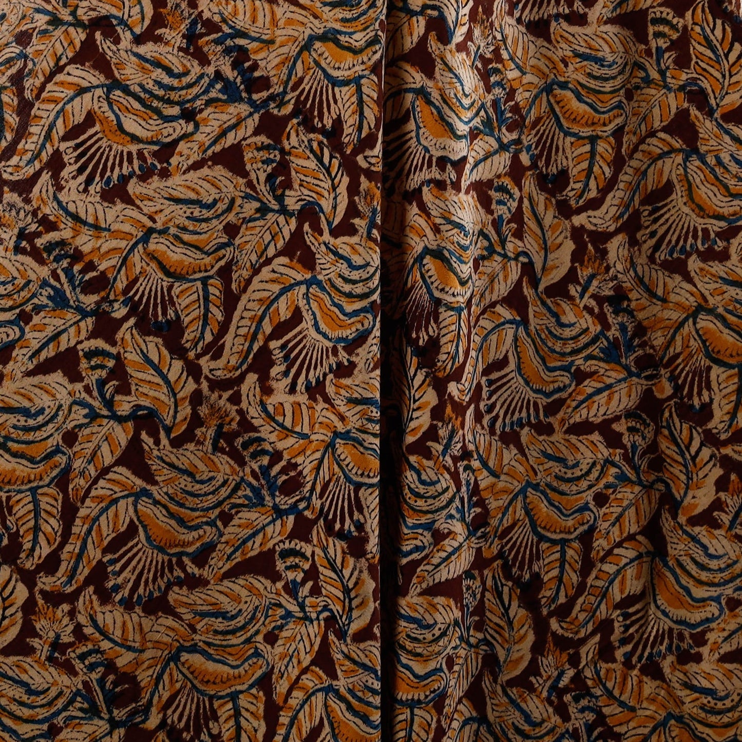 Pedana natural dyed cotton kalamkari fabric 10 - handcrafted