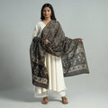 Buy Pipad Block Printed Chanderi Silk Handloom Dupatta 36 Online at iTokri.com