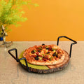 Buy Brown Pizza Server with Metal Handles Online