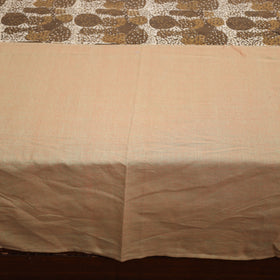 Buy Plain Cotton Double Bedcover with Block Print Patchwork Online at iTokri.com