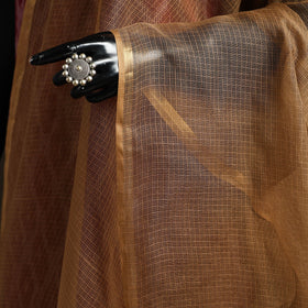 Plain cotton kota doria dupatta 30 - handcrafted