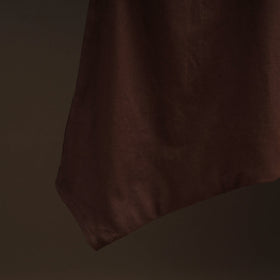 Brown - plain flex cotton elasticated harem pant 18