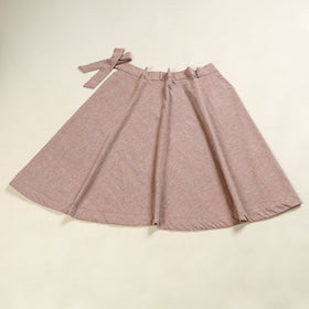 Buy Jhiri Plain Handloom Cotton Wrap Around Skirt l iTokri.com