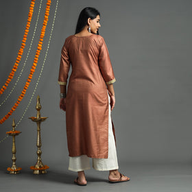 plain silk kurta 
