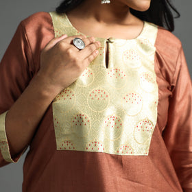 plain silk kurta 