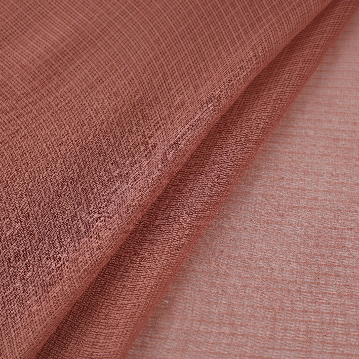 Brown - plain weaving cotton kota doria fabric 13