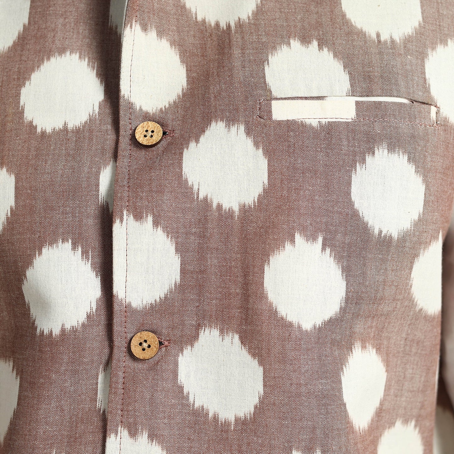 Pochampally Ikat Cotton Nehru Jacket