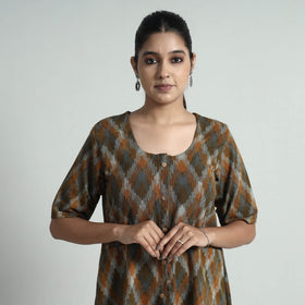  Pochampally Double Ikat Weave Cotton Dress 