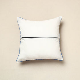 Brown Pochampally Ikat Cotton Cushion Cover (16 x 16 in) 21