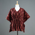 Buy Pochampally Ikat Cotton Kaftan with Tie-Up Waist Online at iTokri.com
