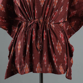 Buy Pochampally Ikat Cotton Kaftan with Tie-Up Waist Online at iTokri.com