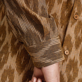  Pochampally Ikat Cotton Men Full Sleeve Shirt 